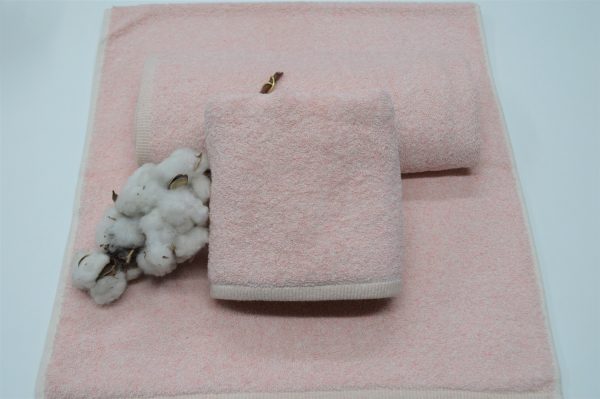 Toalha de banho sustentável rosa