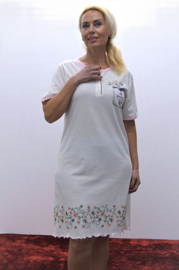 Camisa T-Shirt "All you need is love", Creme