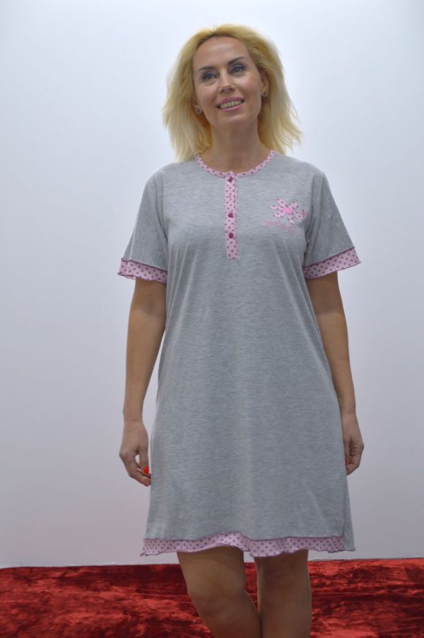 Camisa modelo T-Shirt , Cinza