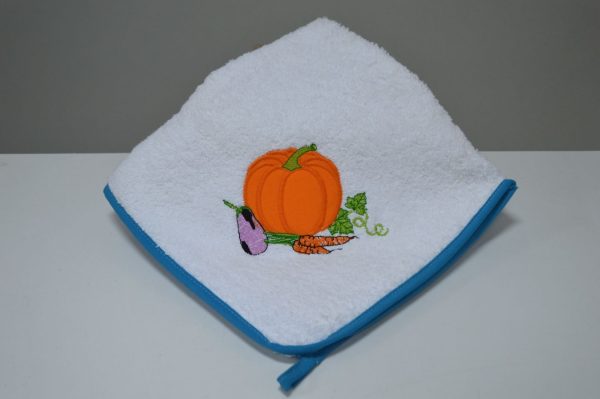 Pano de cozinha, Bordado Mix Legumes