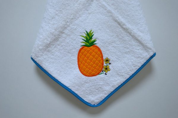 Pano de cozinha, Bordado Ananás
