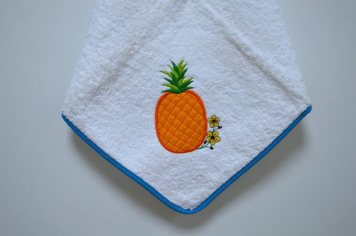 Pano de cozinha, Bordado Ananás
