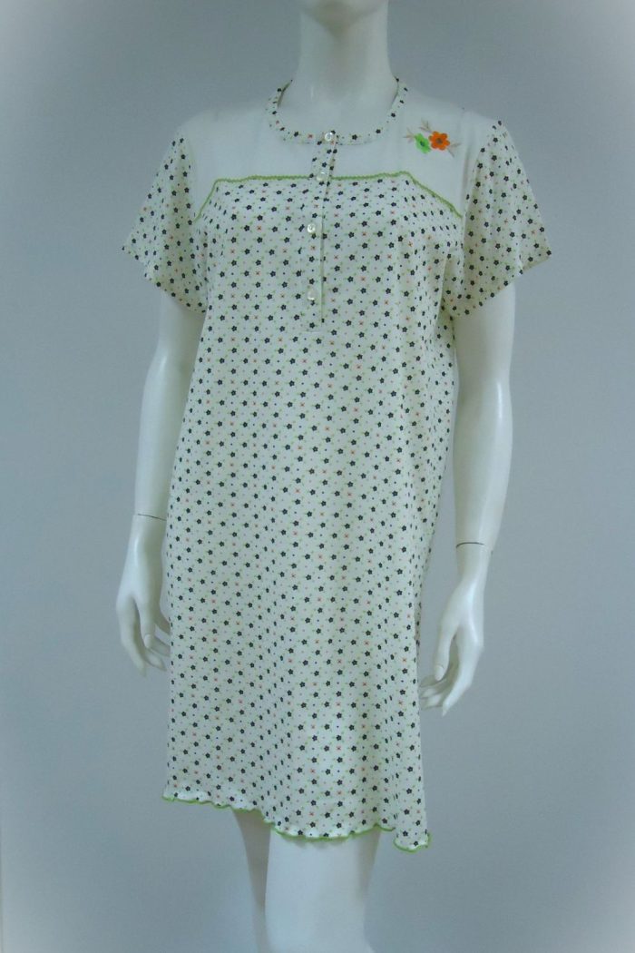 Camisa de dormir, Estampada