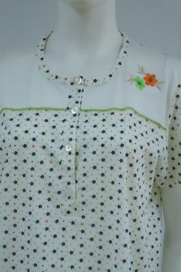Camisa de dormir, Estampada