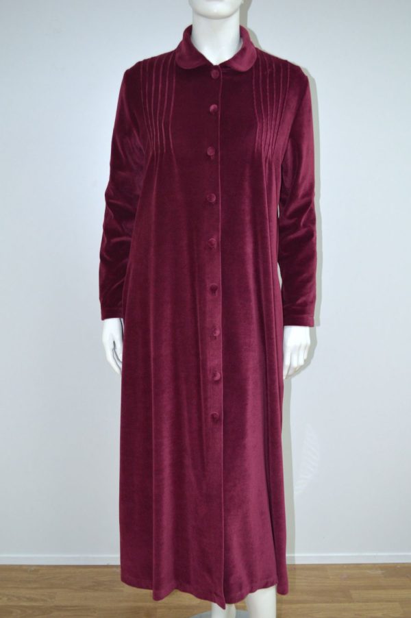 Robe em veludo, Bordeaux