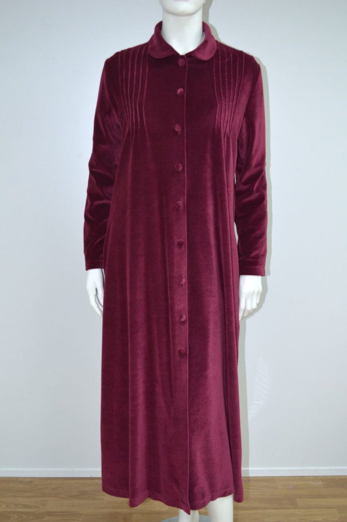 Robe em veludo, Bordeaux