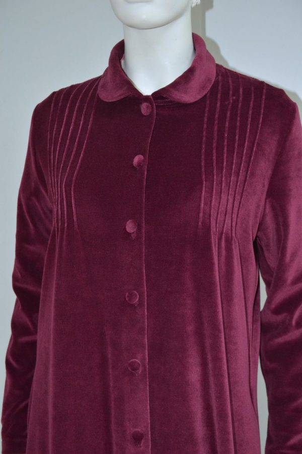 Robe em veludo, Bordeaux