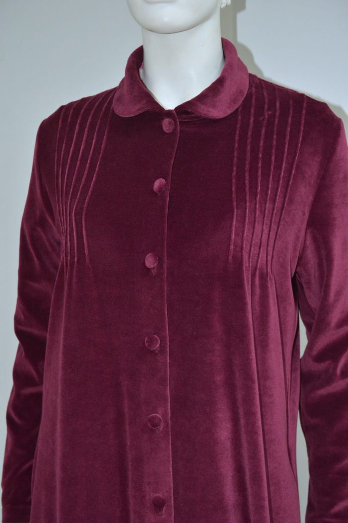 Robe em veludo, Bordeaux