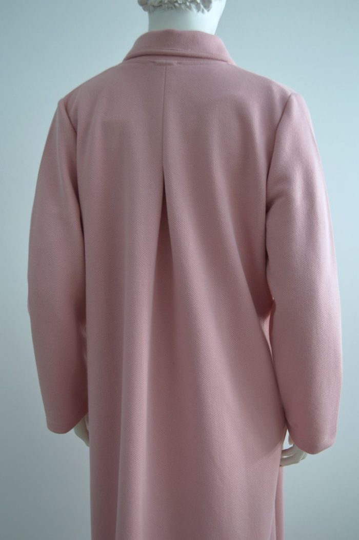 Robe de senhora com gola, Rosa