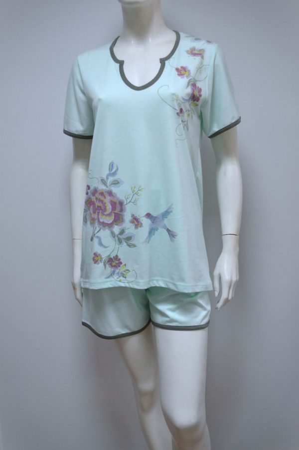 Conjunto de 3 peças, Verde Água