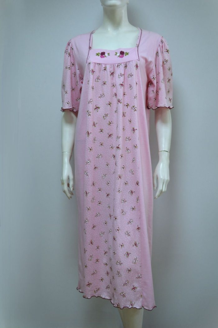 Camisa de noite comprida, Rosa
