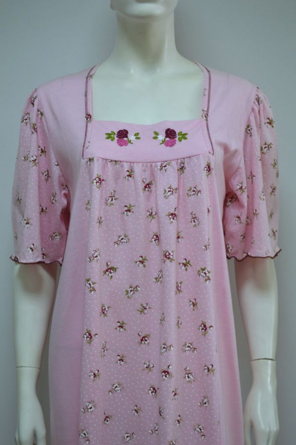 Camisa de noite comprida, Rosa